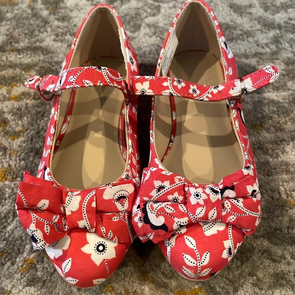Janie and jack fall bow shoes 9